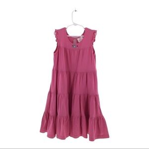 Hanna Anderson Three-Tiered Pink Dress